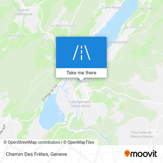 Chemin Des Frêtes map
