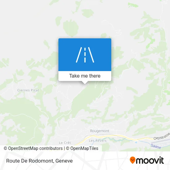 Route De Rodomont map