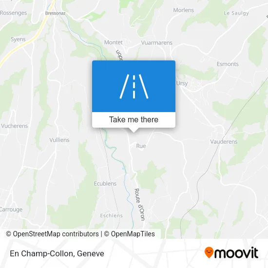 En Champ-Collon map
