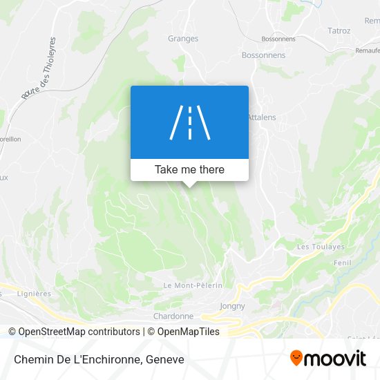 Chemin De L'Enchironne map