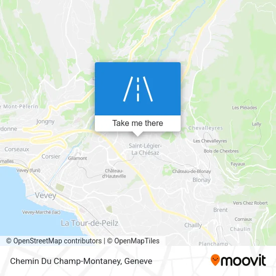 Chemin Du Champ-Montaney map