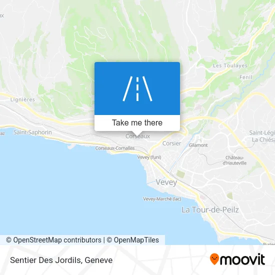 Sentier Des Jordils map