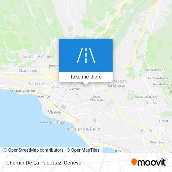 Chemin De La Pacottaz map