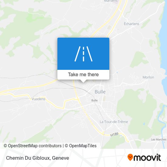 Chemin Du Gibloux map