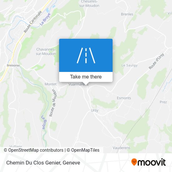 Chemin Du Clos Genier map