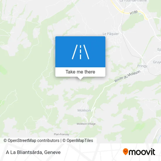 A La Bliantsârda map