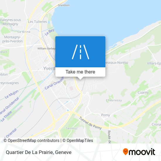 Quartier De La Prairie map