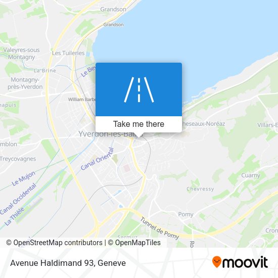 Avenue Haldimand 93 map