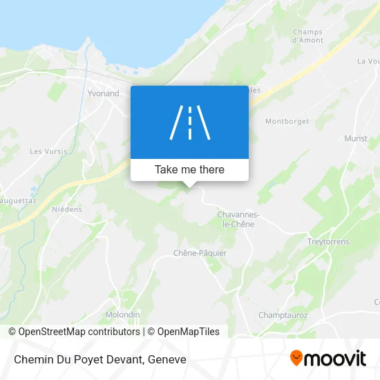 Chemin Du Poyet Devant map