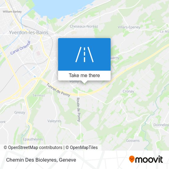 Chemin Des Bioleyres map