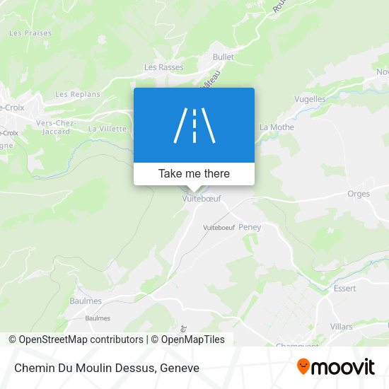 Chemin Du Moulin Dessus map