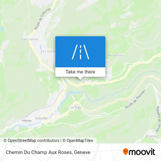 Chemin Du Champ Aux Roses map