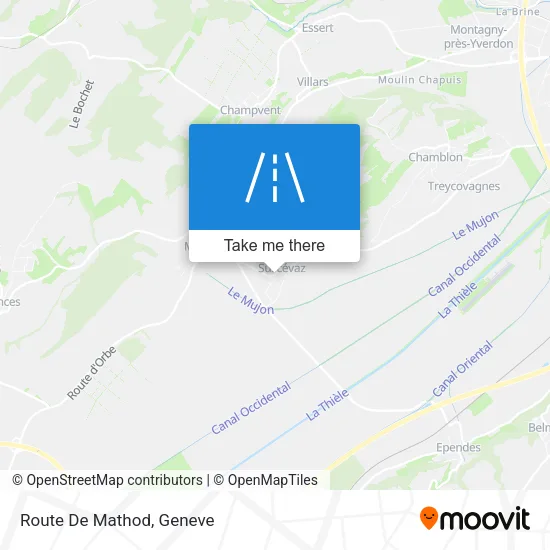 Route De Mathod plan