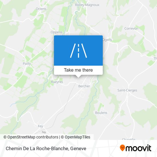 Chemin De La Roche-Blanche plan