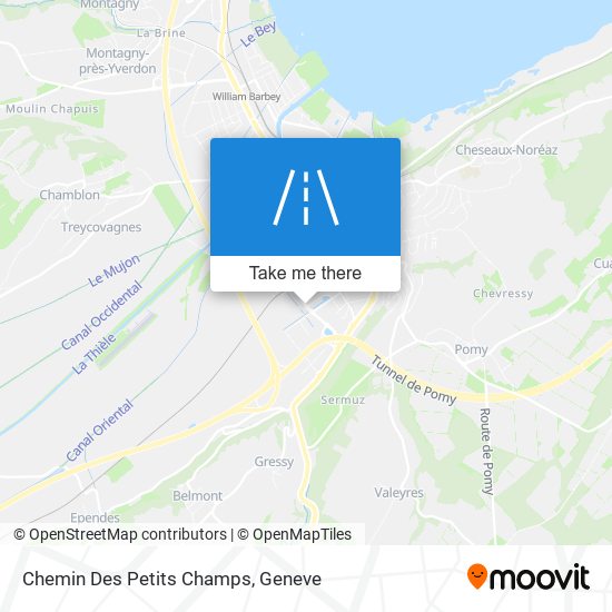 Chemin Des Petits Champs map