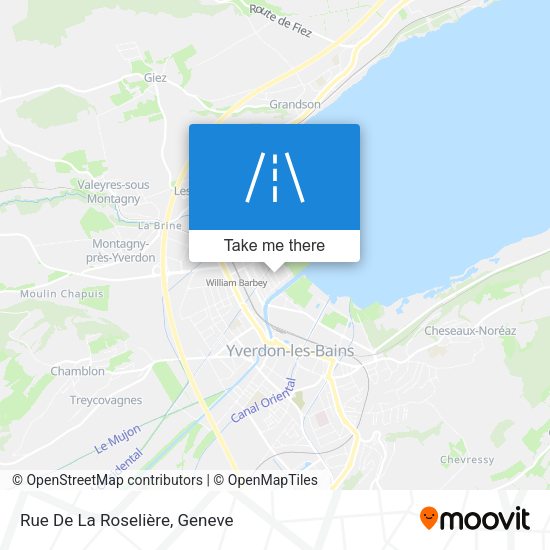 Rue De La Roselière map