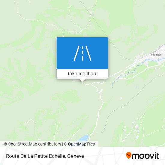 Route De La Petite Echelle map