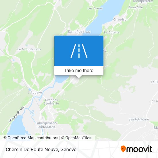 Chemin De Route Neuve map