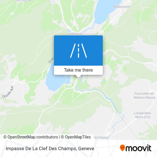 Impasse De La Clef Des Champs map