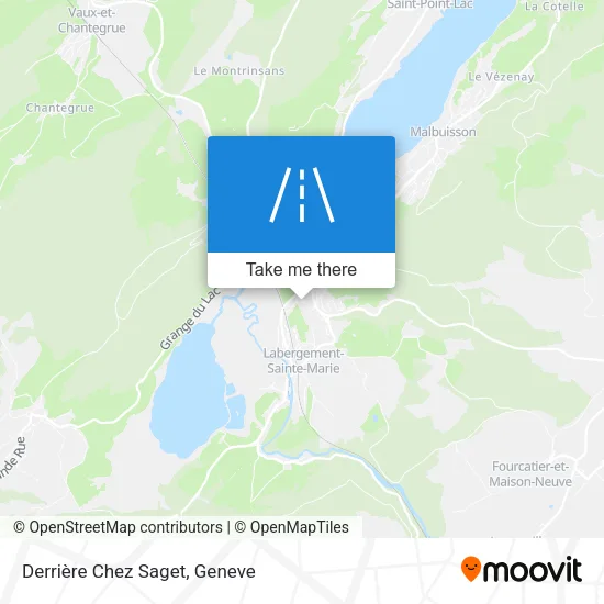 Derrière Chez Saget map
