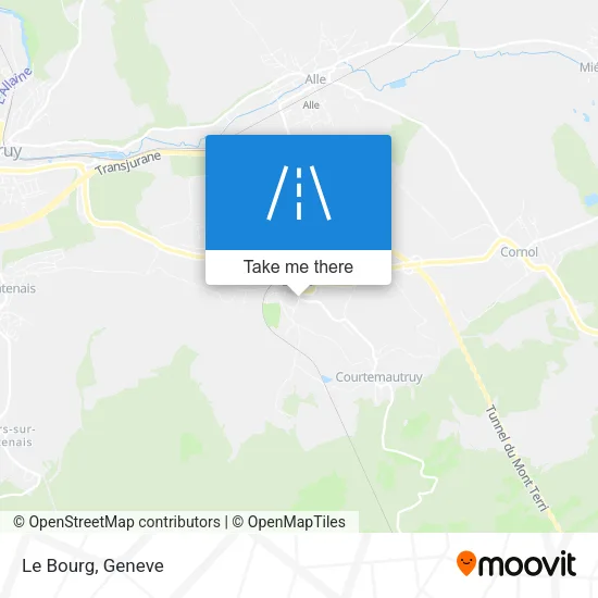 Le Bourg map