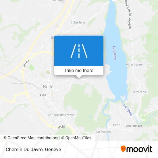 Chemin Du Javro map