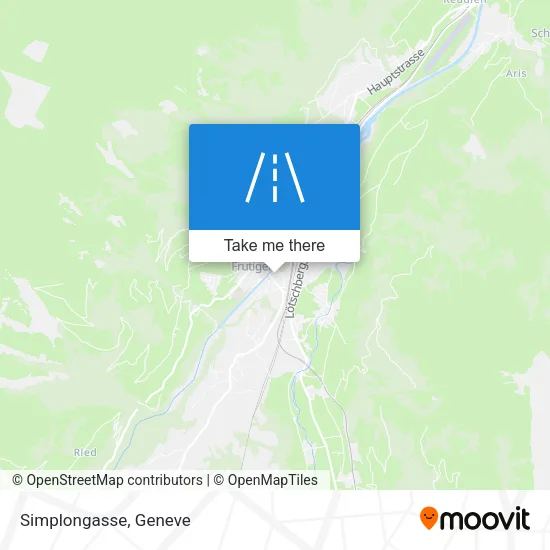 Simplongasse map