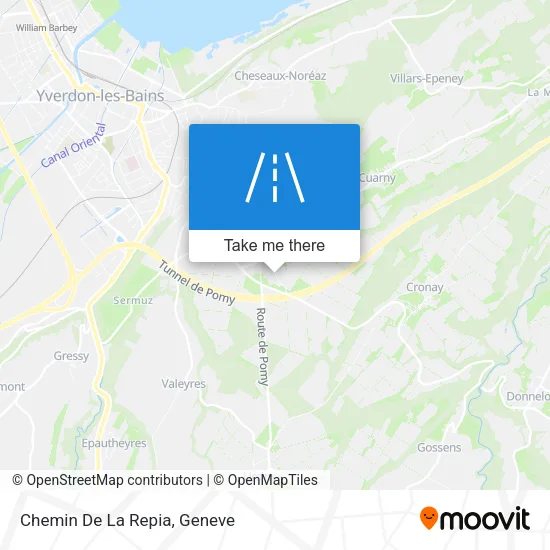 Chemin De La Repia map