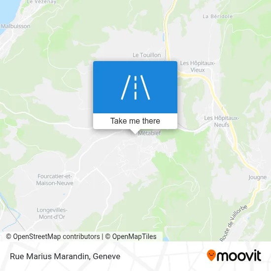 Rue Marius Marandin map