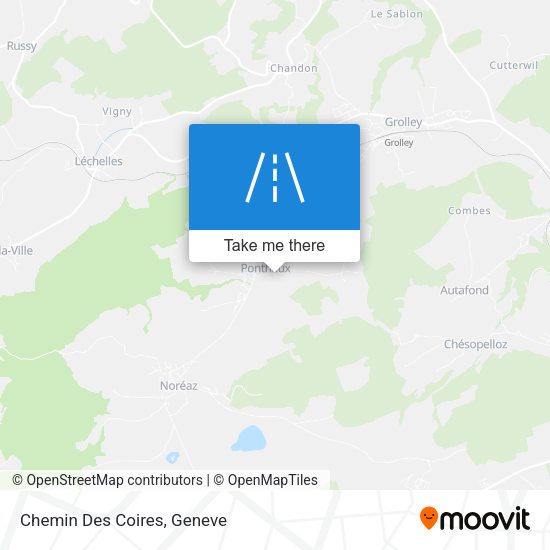Chemin Des Coires map