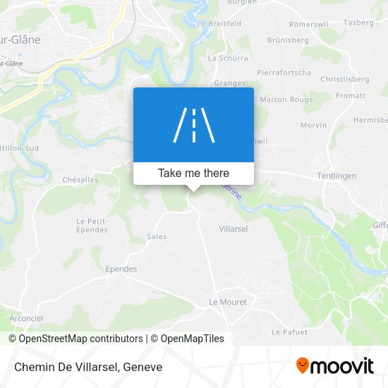 Chemin De Villarsel map