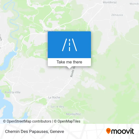 Chemin Des Papauses map