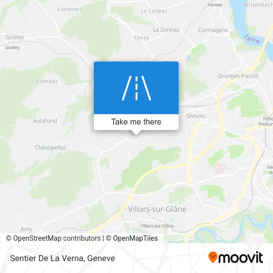 Sentier De La Verna map