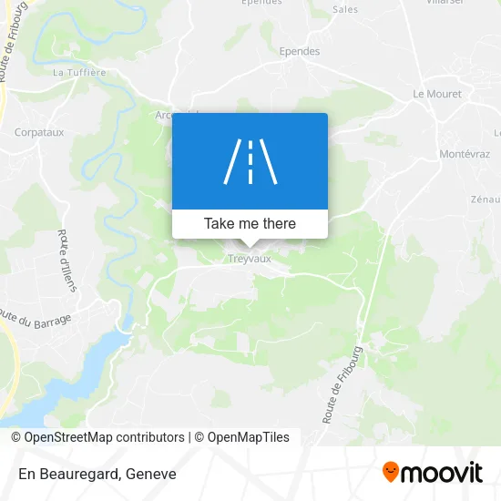 En Beauregard map