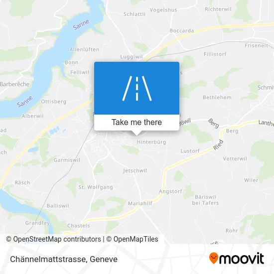 Chännelmattstrasse map