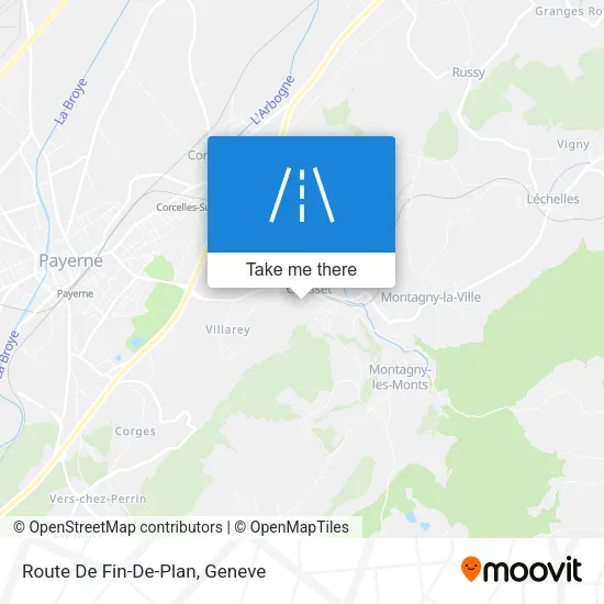 Route De Fin-De-Plan map