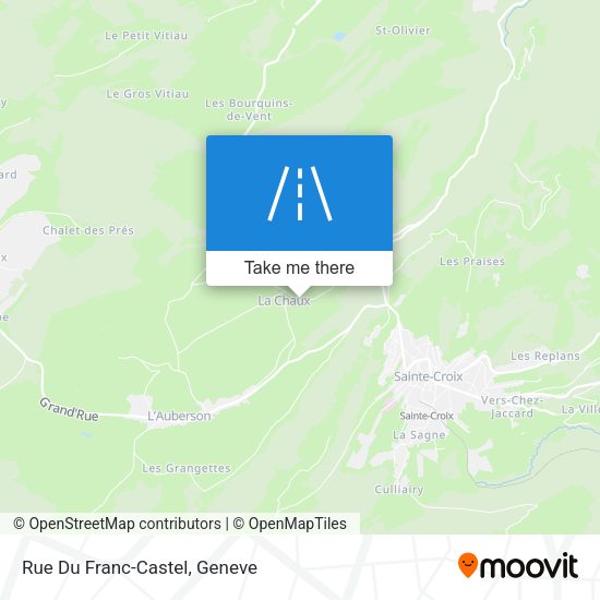 Rue Du Franc-Castel map