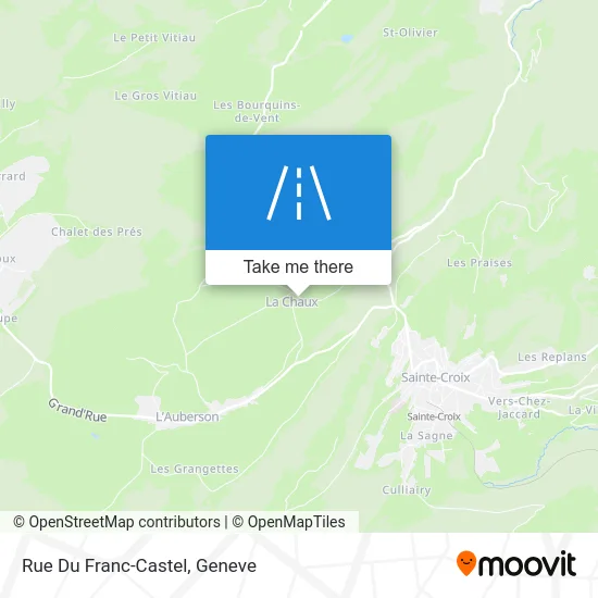 Rue Du Franc-Castel map