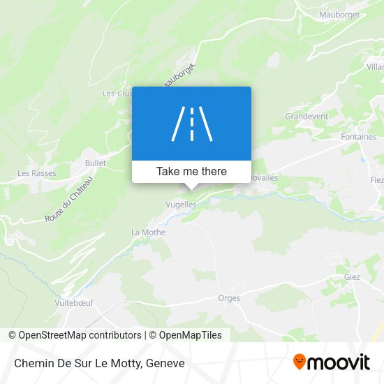 Chemin De Sur Le Motty map