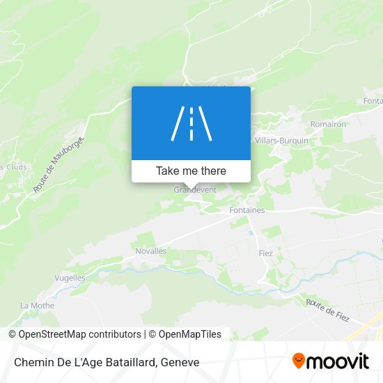 Chemin De L'Age Bataillard map
