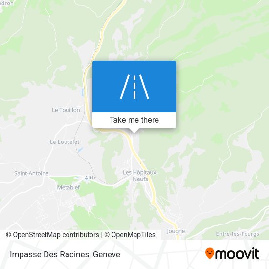 Impasse Des Racines map