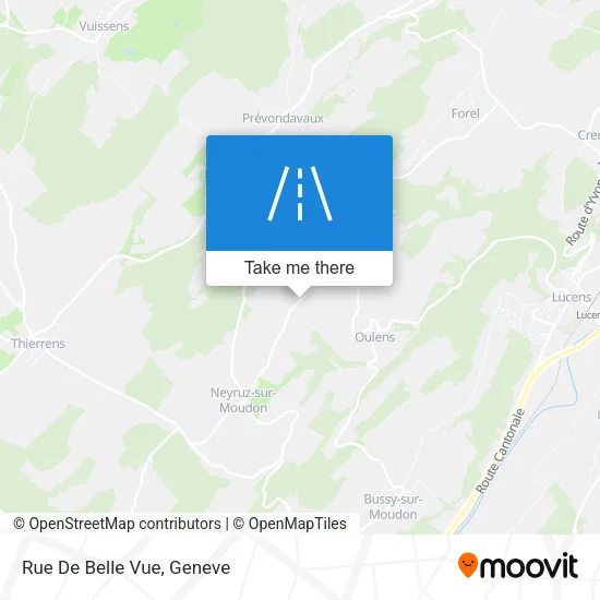 Rue De Belle Vue map