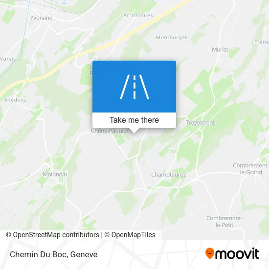 Chemin Du Boc map