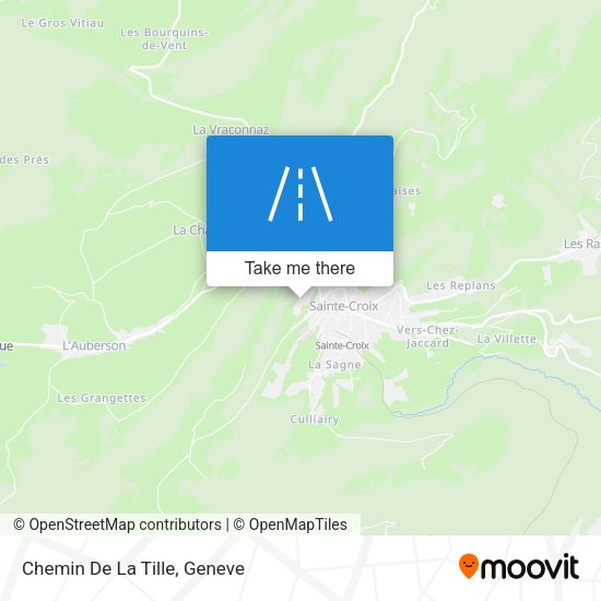 Chemin De La Tille map