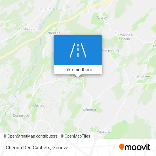 Chemin Des Cachets map