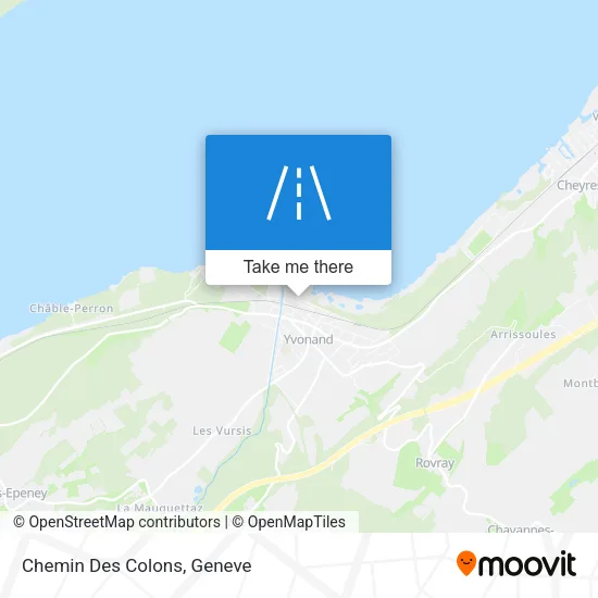 Chemin Des Colons map