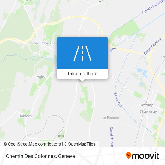 Chemin Des Colonnes map