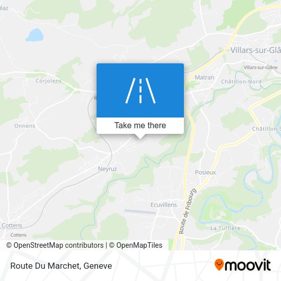 Route Du Marchet map