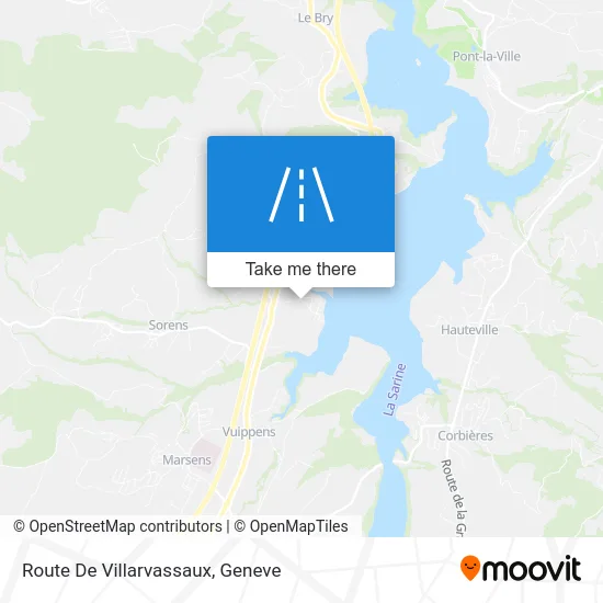 Route De Villarvassaux map