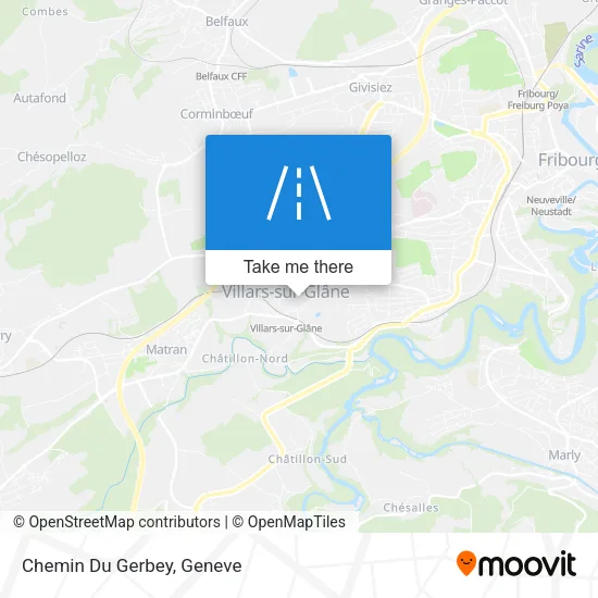 Chemin Du Gerbey map